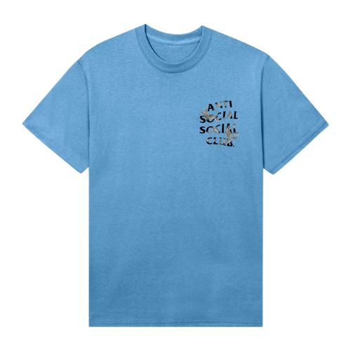 Anti Social Social Club Tatz Tee Blue Japan Exclusive