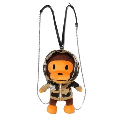 BAPE Baby Milo Camo Shark Doll Shoulder Bag