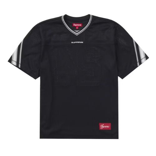 Supreme Jacquard Rib Football Jersey Black