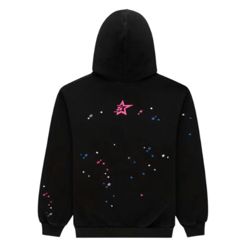 Sp5der CB Punk V2 Hoodie Owl Black