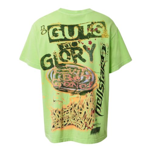 Hellstar Test Print T-Shirt Green