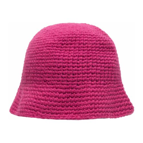 Stüssy Swirly S Knit Bucket Hat Berry