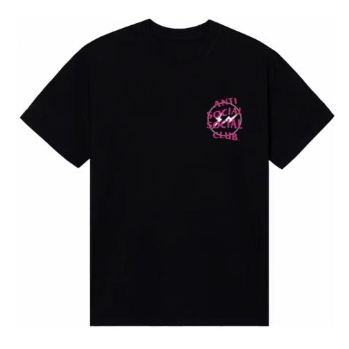 Anti Social Social Club x Fragment Halftone T-Shirt Black/Pink