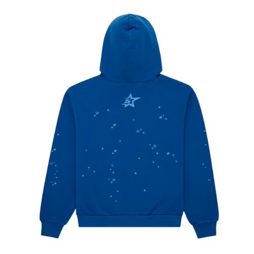 Sp5der Star Girl Hoodie Blue
