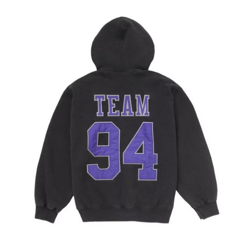 Supreme Team 94 Hooded Sweatshirt Black