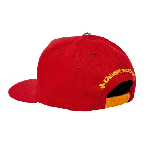 Chrome Hearts Baseball Hat Red and Yellow