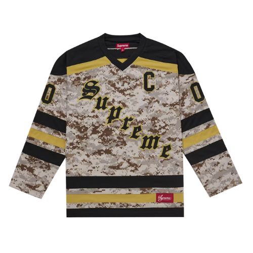 Supreme Fire & Ice Hockey Jersey Digital Camo