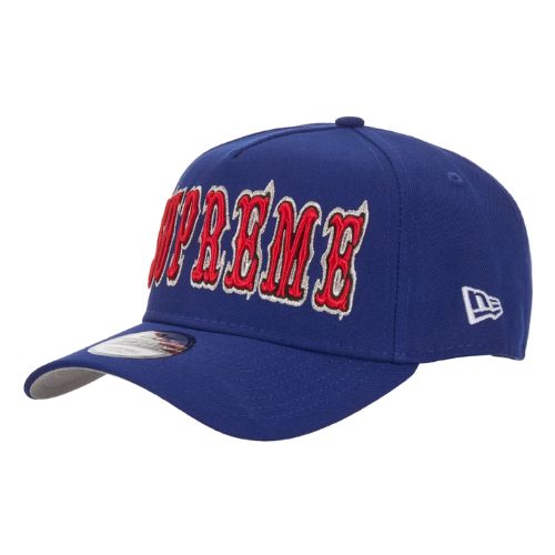 Supreme Gothic Outline New Era 59fifty Cap Navy