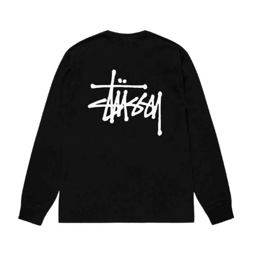 Stüssy Basic Stüssy Ls Tee Black