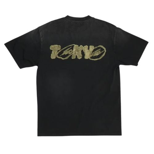 Travis Scott Cactus Jack x Fragment x Takashi Murakami Tokyo Jack Tee Black