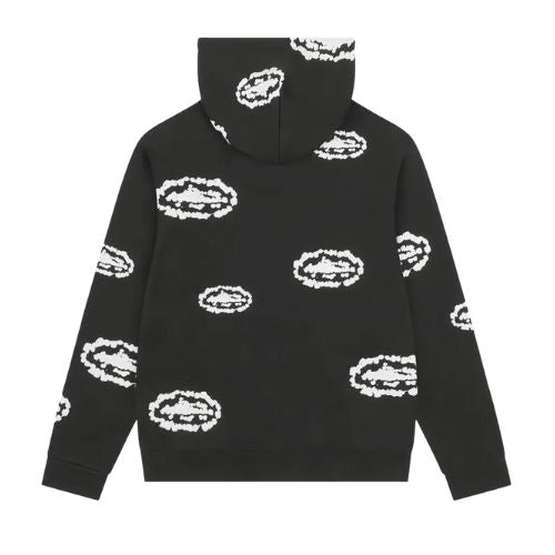 Denim Tears x Corteiz Cotton Zip Hoodie Black