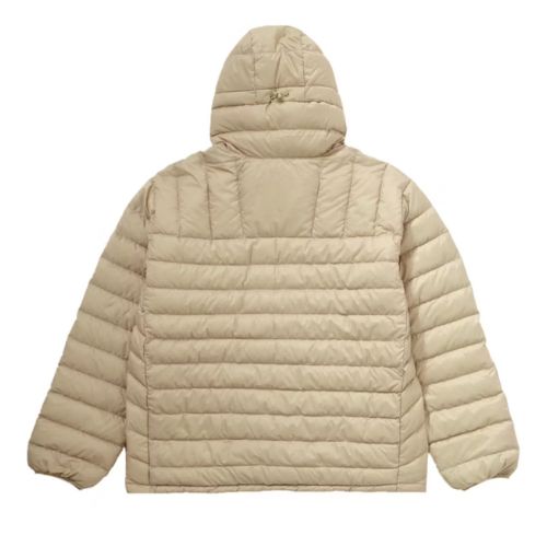 Supreme Jersey Micro Down Half Zip Hoodie (FW22) Tan