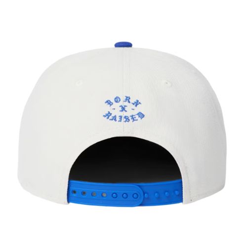 Born x Raised University Snapback Cream W/ Blue