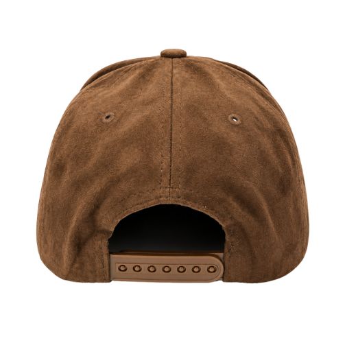 bandeja de plata gorra gamuza café