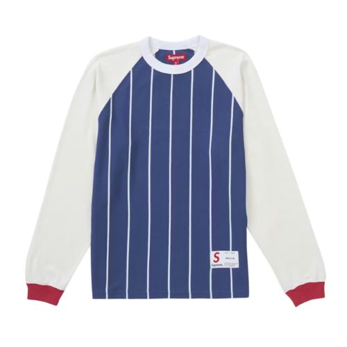 Supreme Striped Raglan Top Blue