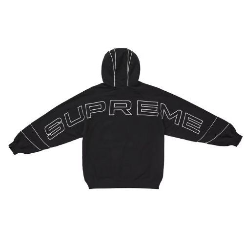 Supreme Paneled Hoodie Black