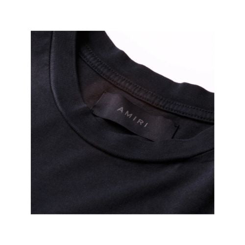 Amiri Track Tee Washed Black