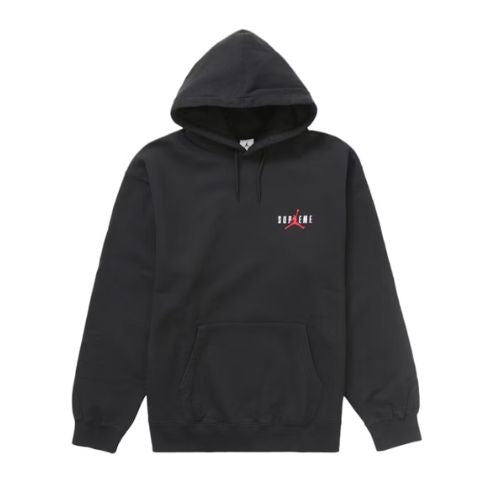 トップス Supreme x Jordan Hooded Sweatshirt black Supreme x Jordan Hoodie Black – Bandeja de Plata