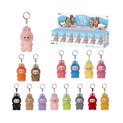 Pop Mart Labubu The Monsters Pin for Love Series Vinyl Plush Pendant (N-Z)