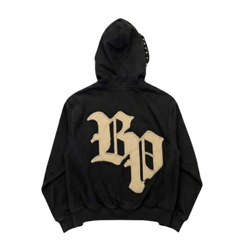 bandeja de plata chamarra de trabajo con gorro negra