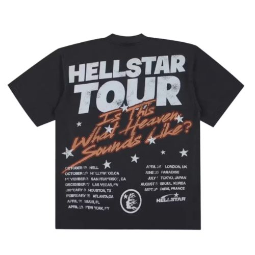 Hellstar Biker Tour Short Sleeve T-shirt Black