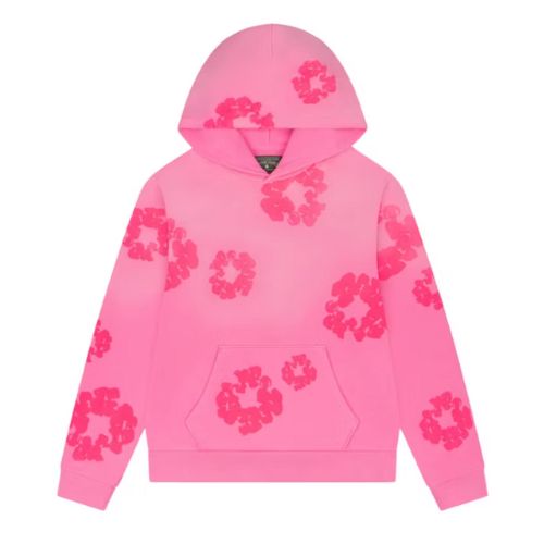 Denim Tears Mono Cotton Wreath Hoodie Pink