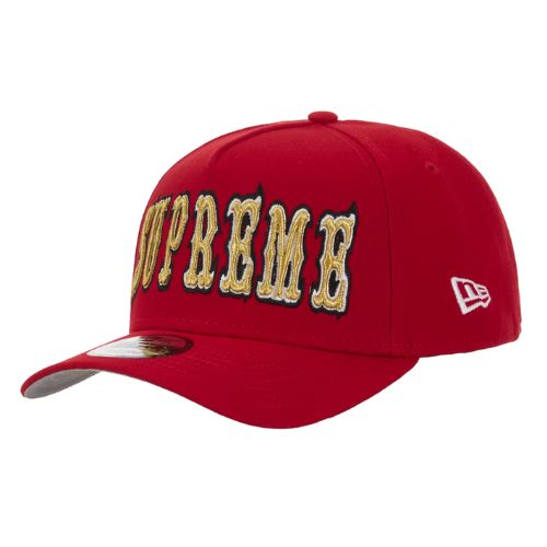Supreme Gothic Outline New Era 59fifty Cap Red 