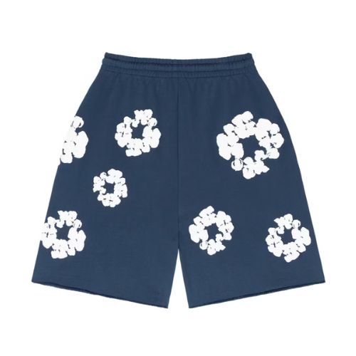 Denim Tears The Cotton Wreath Navy Short