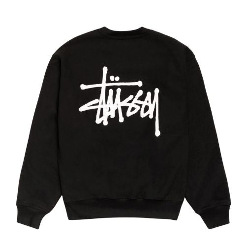 Stüssy Logo Crewneck Black