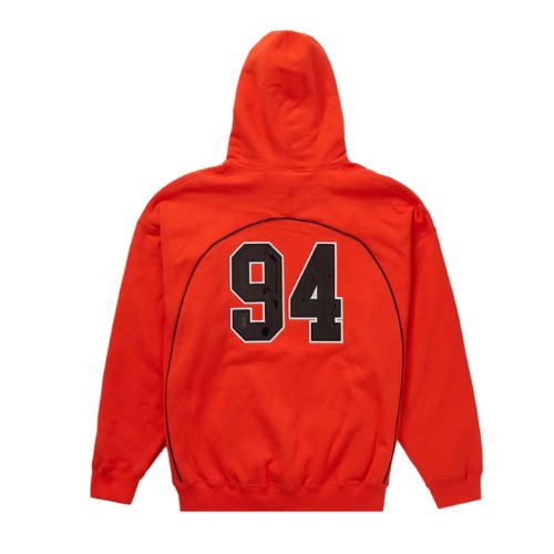 Supreme Boxy Piping Arc Hooded Bright Orange