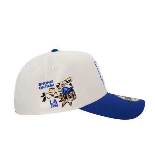 LA Dodgers Shohei Ohtani 9Forty AF SnapBack White/Blue/Gold Chrome