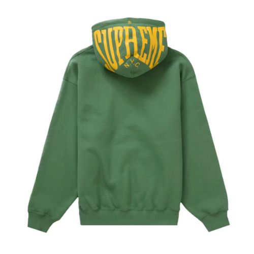 Supreme Warm Up Hooded (SS24) Dusty Green