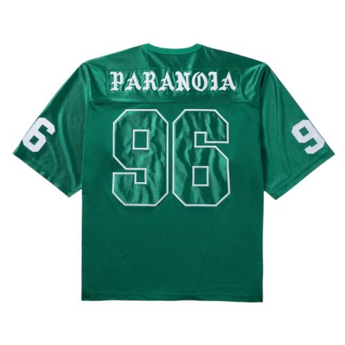 Born x Raised Paranoia Football Jersey Kelly Green