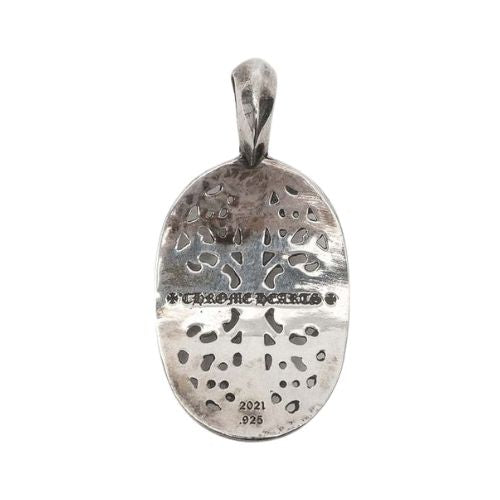 Chrome Hearts Oval Silver Pendant