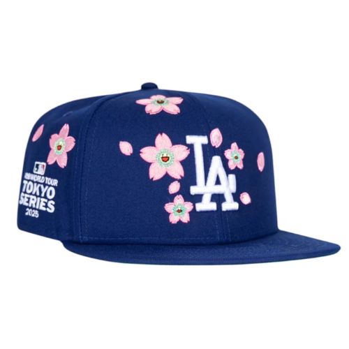 Takashi Murakami x MLB Tokyo Series Dodgers Snapback Blue