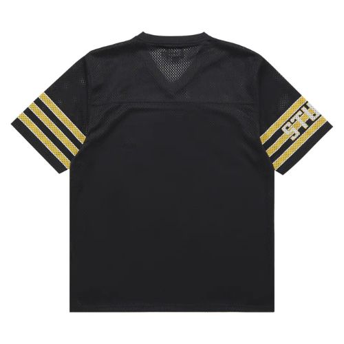 Stüssy Sleeve Stripe Football Jersey Black