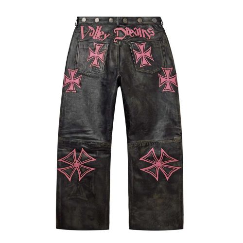 Vale Dreams Leather Croxxx Denim Bubble Gum