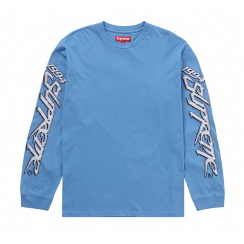 Supreme Racing Intarsia L/S Top Blue