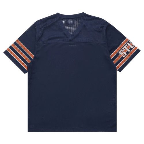 Stüssy Sleeve Stripe Football Jersey Navy