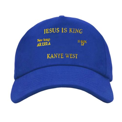 Kanye West Jesus Is King Vinyl II Hat Blue