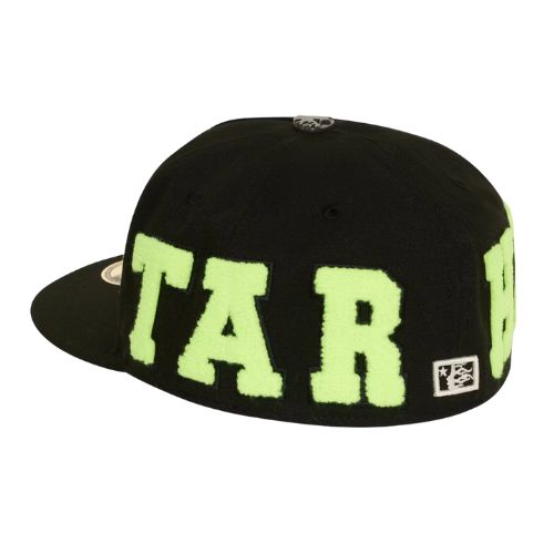 Hellstar OG Fitted Hat Patch Black/Neon Green