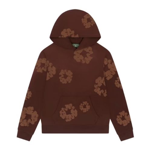 Denim Tears Mono Cotton Wreath Hoodie Brown