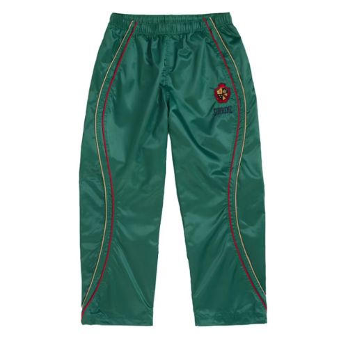 Supreme Satin Piping Track Pant Green