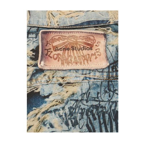 Acne Studios Scribble Denim Jacket