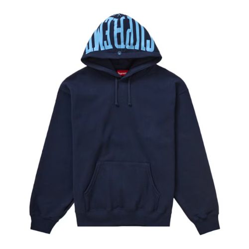 Supreme Warm Up Hooded (SS24) Navy