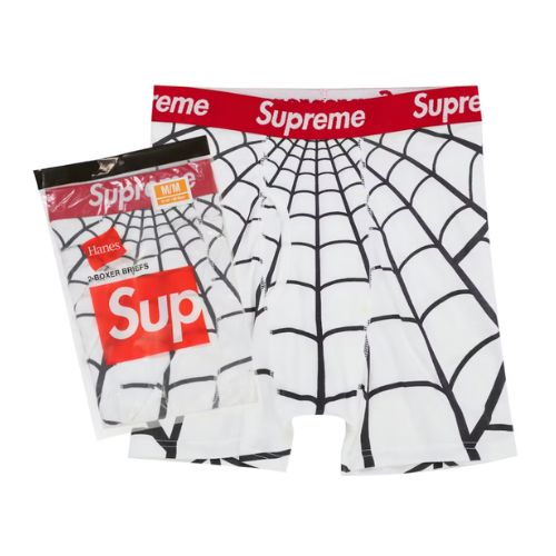 Supreme Hanes Spider-Man Boxer Pack of 2 White