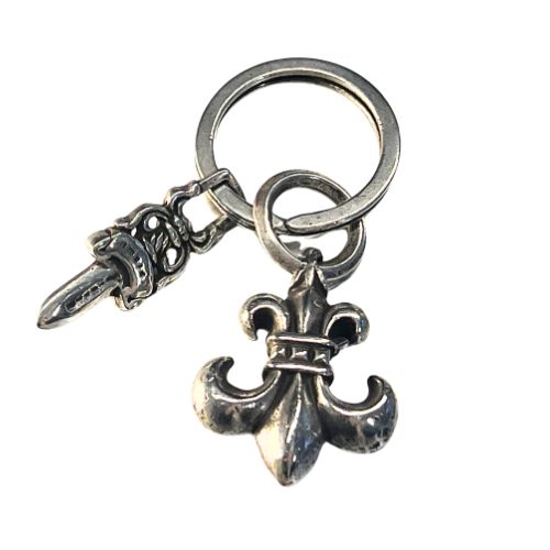 Chrome Hearts Fleur Key Ring