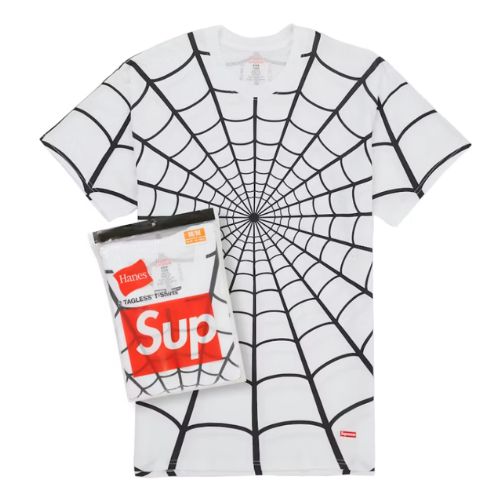 Supreme Hanes Spider-Man T-Shirt Pack of 2 White