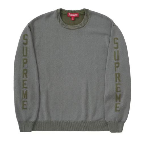 Supreme Reflective Sweater Olive