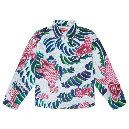Supreme Waves Work Jacket Multicolor